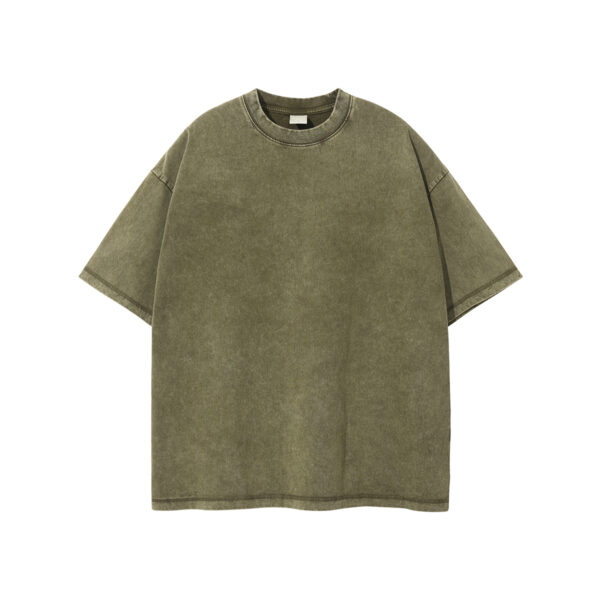 OVERSIZED T-SHIRT – WAXED GREEN ARMY