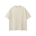 OVERSIZED T-SHIRT – WAXED BEIGE - Image 3