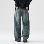 BAGGY VINTAGE WASH WIDE FIT JEANS - Image 3