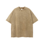 T-SHIRT WAXED OVERSIZE - KHAKI COLOR - Image 2