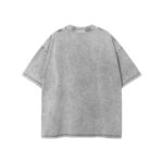 T-SHIRT WAXED OVERSIZE - GREY LIGHT - Image 3