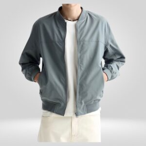Minimalist Bomber – Steel Grey