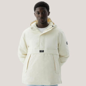Pull&Bear Anorak – Ecru Hood