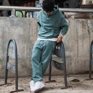 Pullshka Washed Hoodie - Green